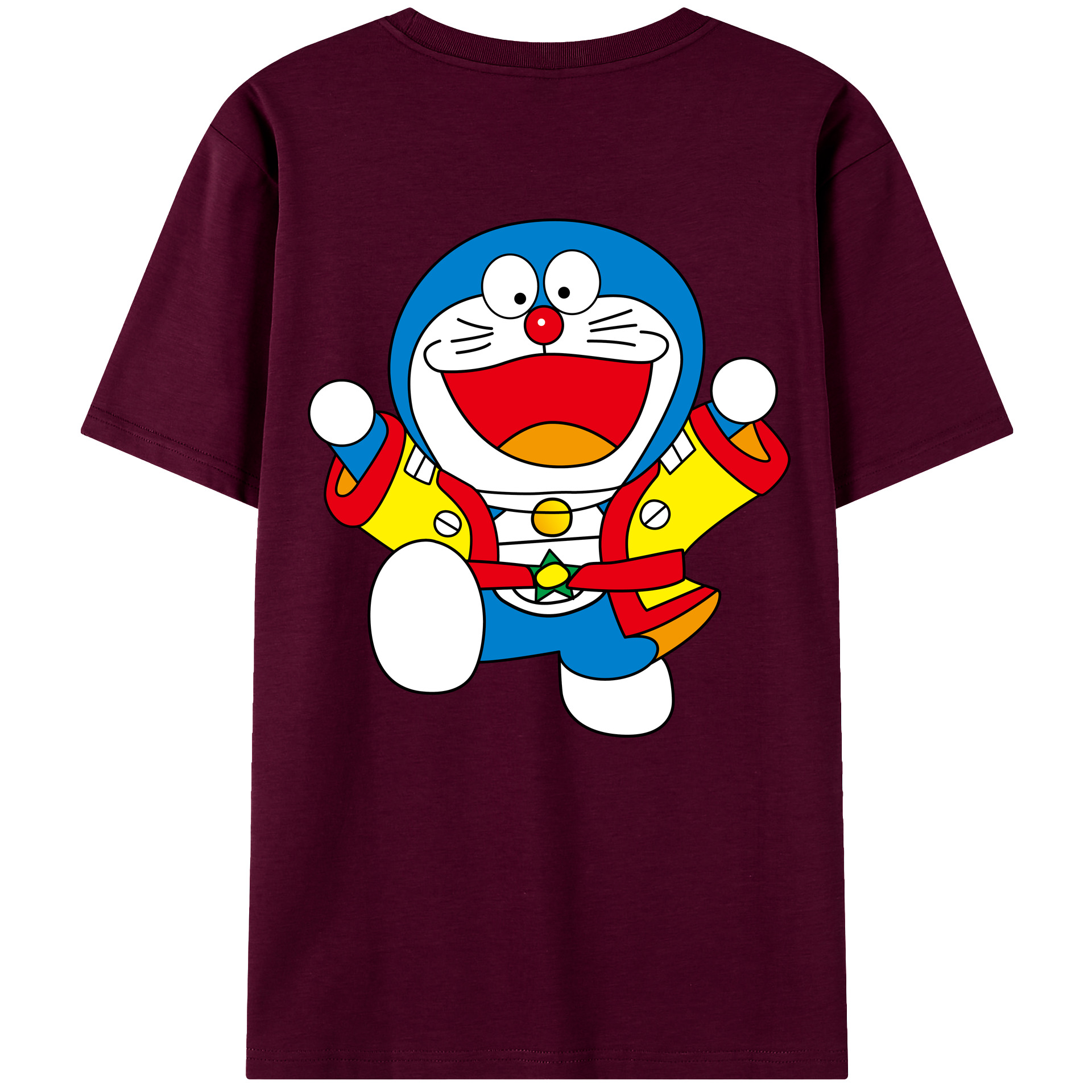 （画像用） ドラえもん Doraemon レディース半袖Tシャツ(バックプリント)